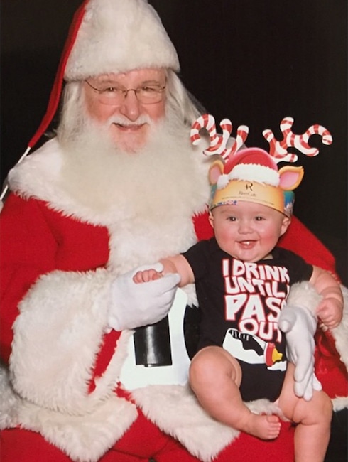 Kelly Clarkson, River Rose, Santa, Instagram
